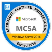 Microsoft MCSA Windows Server 2016